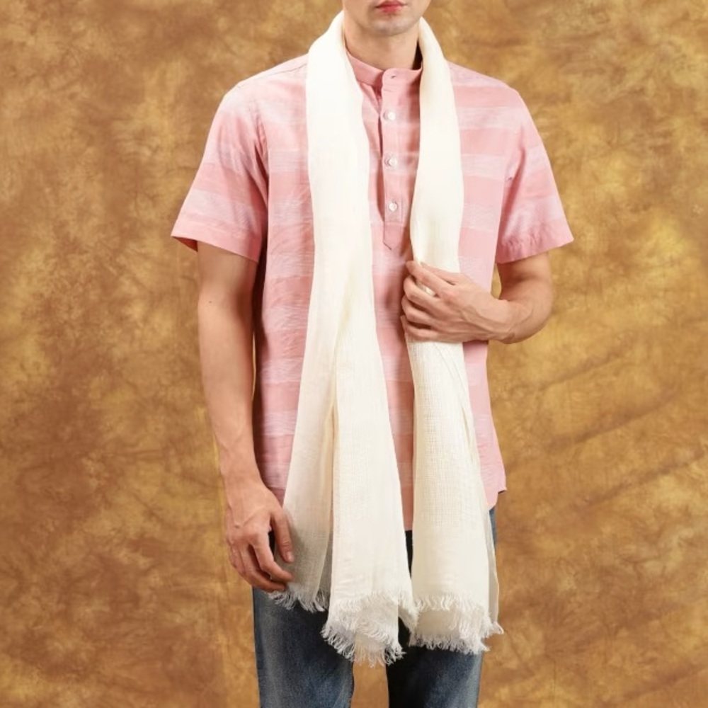 Elegant cream Scarf